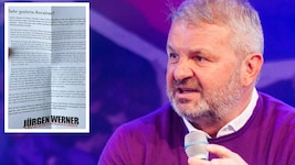 Austria-Fans demonstrieren mit einem offenen Brief gegen Ex-Sportvorstand Jürgen Werner.