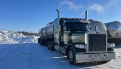 Markus Ruttman lenkte seinen Lkw bei bis zu minus 40 Grad durch den Norden Kanadas.