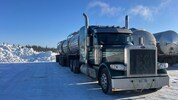 Markus Ruttman lenkte seinen Lkw bei bis zu minus 40 Grad durch den Norden Kanadas.