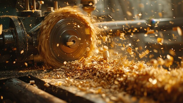 The apprentice got caught in a rotating milling machine. (Symbolic image)