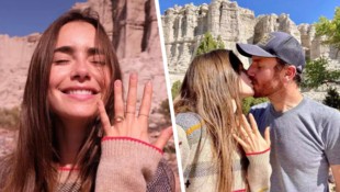 Lily Collins ist überglücklich, dass sie ihren Verlobungsring wieder hat!