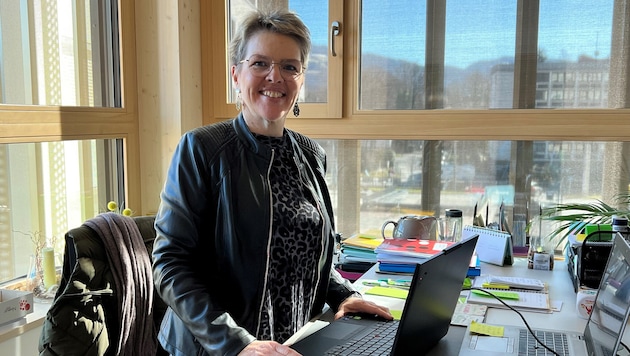 Gudrun Mittermüller-Seeber in der Direktion: Im Interview mit der „Krone“ spricht sie über das ...