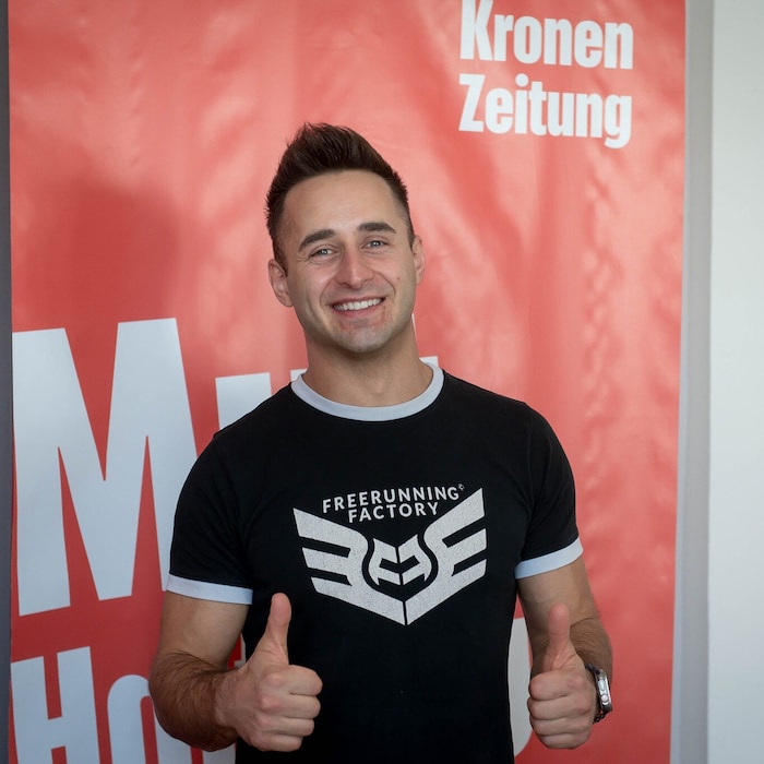 Sebastian Enk zu Besuch in der „Krone“-Redaktion in St. Pölten