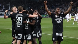 Sturm Graz jubelt über einen Heimsieg gegen Altach. 