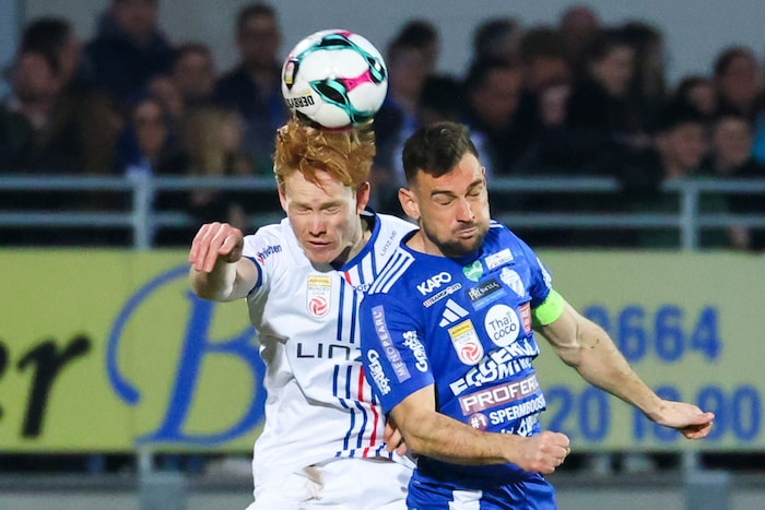 Bumberger (li.) traf in Hartberg zum 1:1