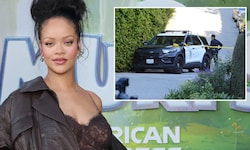 Schock für Rihanna: Auf die Villa der Sängerin in Los Angeles wurde am Sonntagnachmittag ...
