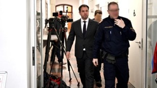 Thomas Schmid am Montag am Landesgericht Linz.