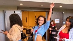 Die Vorarlbergerin Sara Yigin beim „Baywatch“-Casting