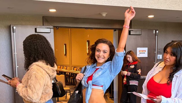 Die Vorarlbergerin Sara Yigin beim „Baywatch“-Casting