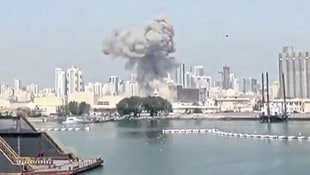 „Autorisierte“ Aufnahme von einem Angriff auf eine US-Basis in Bahrain