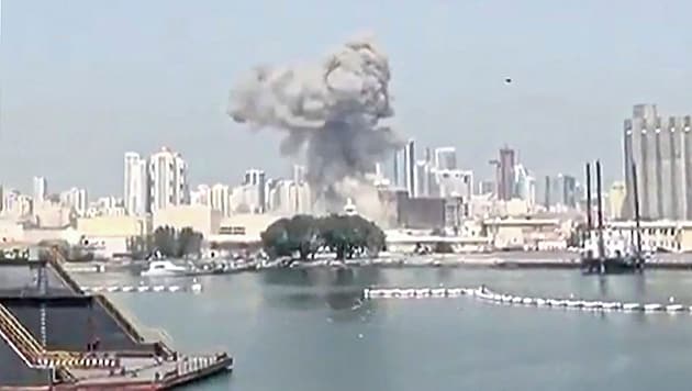 „Autorisierte“ Aufnahme von einem Angriff auf eine US-Basis in Bahrain