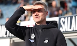 Platz eins! Bei Sturm und Geschäftsführer Sport Michael Parensen scheint aktuell die Sonne.