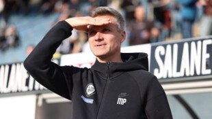 Platz eins! Bei Sturm und Geschäftsführer Sport Michael Parensen scheint aktuell die Sonne.