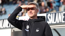 Platz eins! Bei Sturm und Geschäftsführer Sport Michael Parensen scheint aktuell die Sonne.