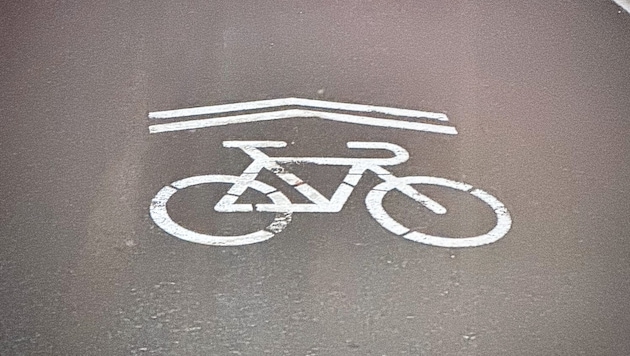 Ein Radfahrer war am Salzburger Rudolfskai am Sonntag gefährlich unterwegs.