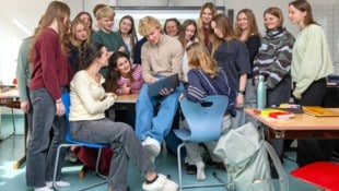 Die 8A-Klasse der HIB Saalfelden auf historischer Spurensuche