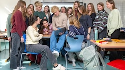 Die 8A-Klasse der HIB Saalfelden auf historischer Spurensuche