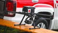 Dank einer Drohne wurde die Frau schließlich gefunden. (Symbolfoto)