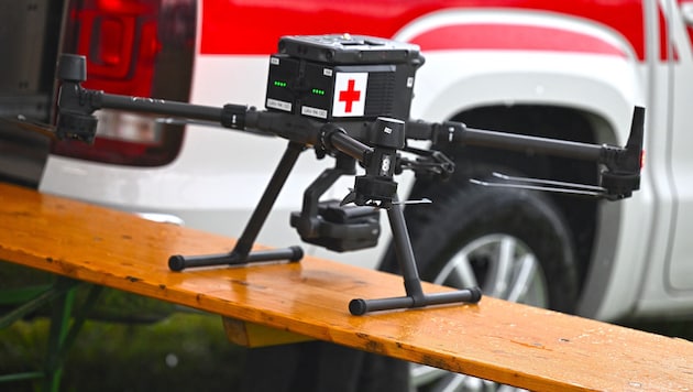 Dank einer Drohne wurde die Frau schließlich gefunden. (Symbolfoto)