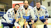 Oldies but Goldies! Franz Wilfan (40 J.), Martin Oraze (41) und Martin Pewal (47) feierten ...