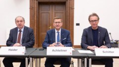 Am Energielenkungsbeirat nahmen unter anderem Teil, von links: Linz AG – Generaldirektor Erich ...