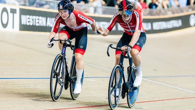 Raphael Kokas (li.) und Max Schmidbauer holten in Perth zwei dritte Plätze.