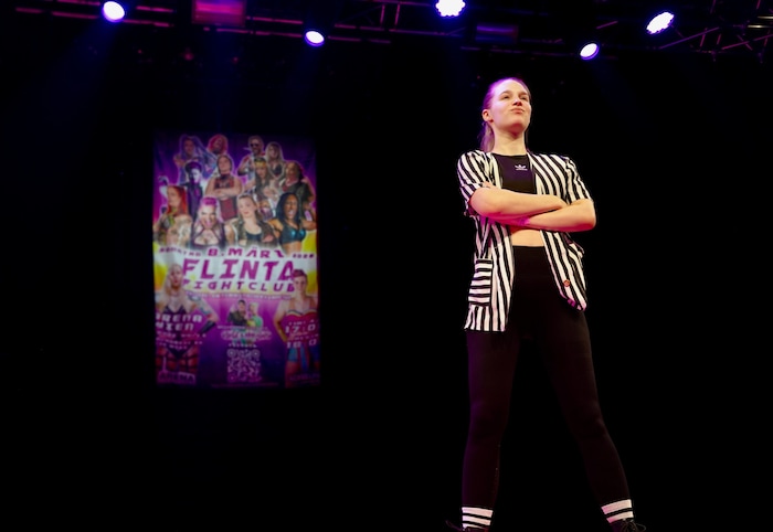 Sophie war auch als Schiedsrichterin im Einsatz