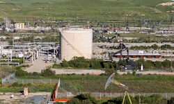 Ölfeld im Iran
