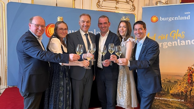 Liegenfeld, Schneemann, Oschep, Zechmeister mit Hoheiten.