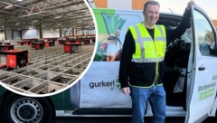 Lorenz Diederichs, Operations Director von Gurkerl, leitet das Lager in Wien-Liesing.