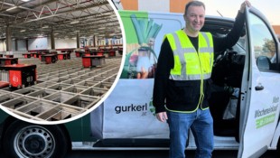Lorenz Diederichs, Operations Director von Gurkerl, leitet das Lager in Wien-Liesing.