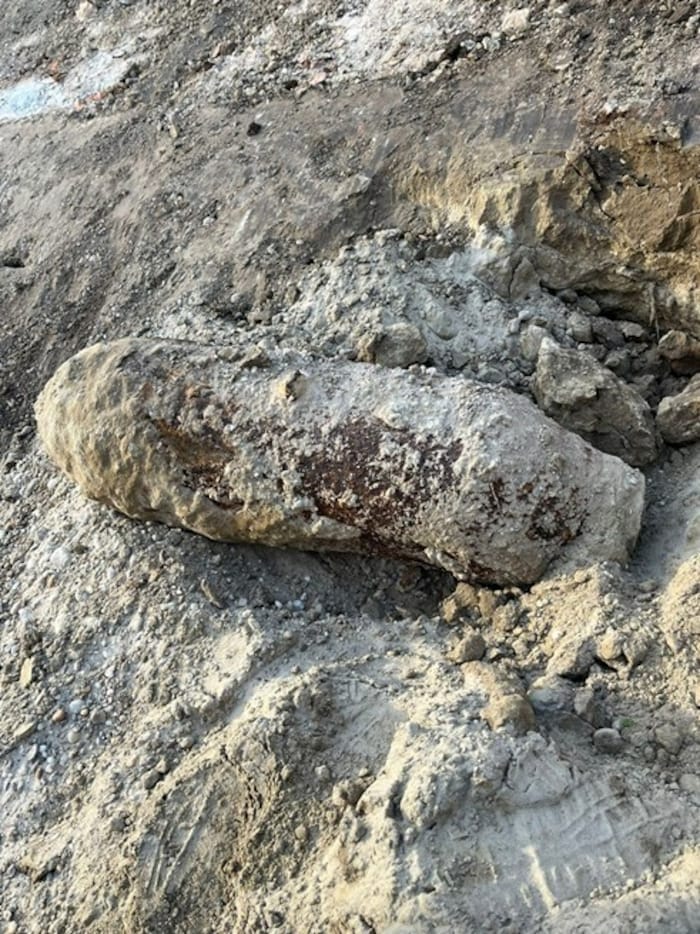 Die Fliegerbombe aus dem Zweiten Weltkrieg wiegt etwa 200 Kilogramm.