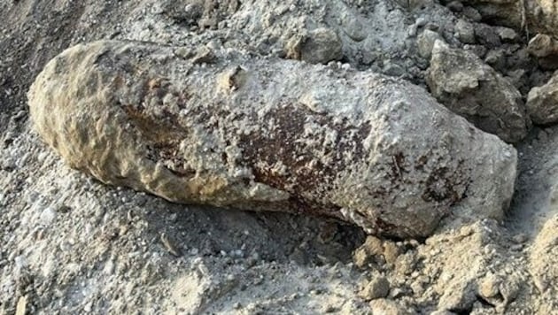 Die Fliegerbombe wiegt rund 200 Kilogramm und wurde durch den Entminungsdienst entschärft.