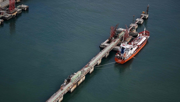 Katar will in „einigen Wochen“ wieder Flüssigerdgas produzieren (im Bild: Tanker mit LNG).