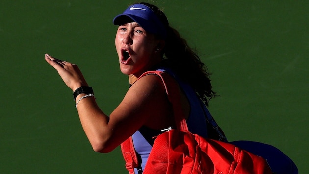 Nach ihrer bitteren Niederlage konnte sich Mirra Andreeva nicht beherrschen und schimpfte in ...