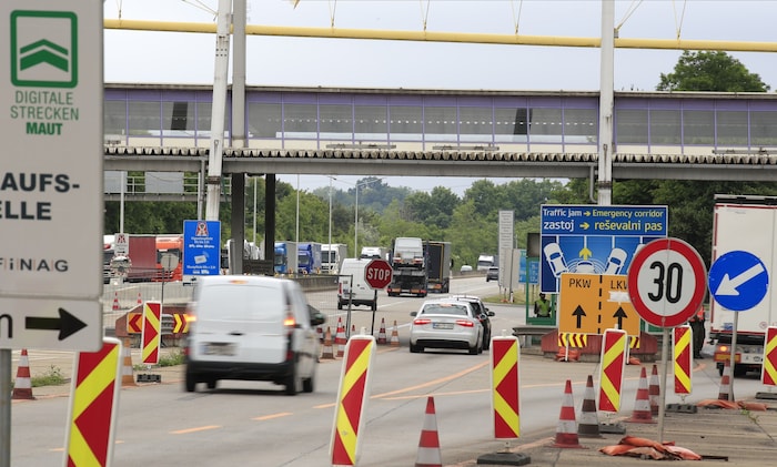 Der Grenzübergang in Spielfeld.