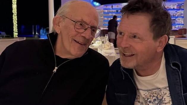 Christopher Lloyd und Michael J.Fox sind auch mehr als 40 Jahre nach dem ersten „Zurück in die ...