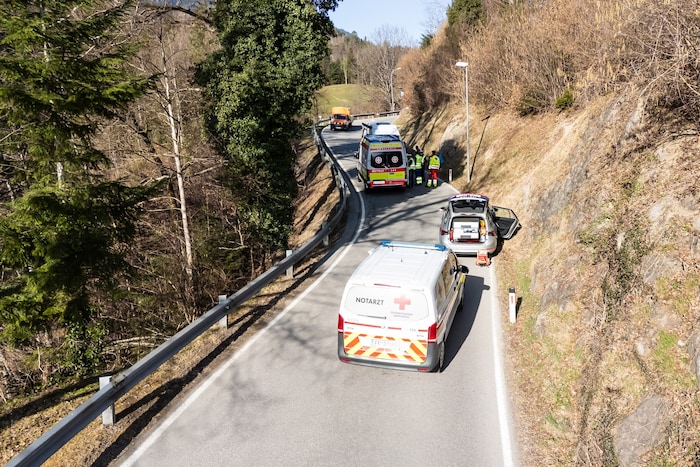 Hier kam es zu dem Crash.