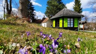 Frühlingsstimmung im Museumsdorf Krumbach