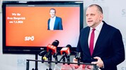 SPÖ-Landesgeschäftsführer Wolfgang Zwander mit der Fake-Homepage. 