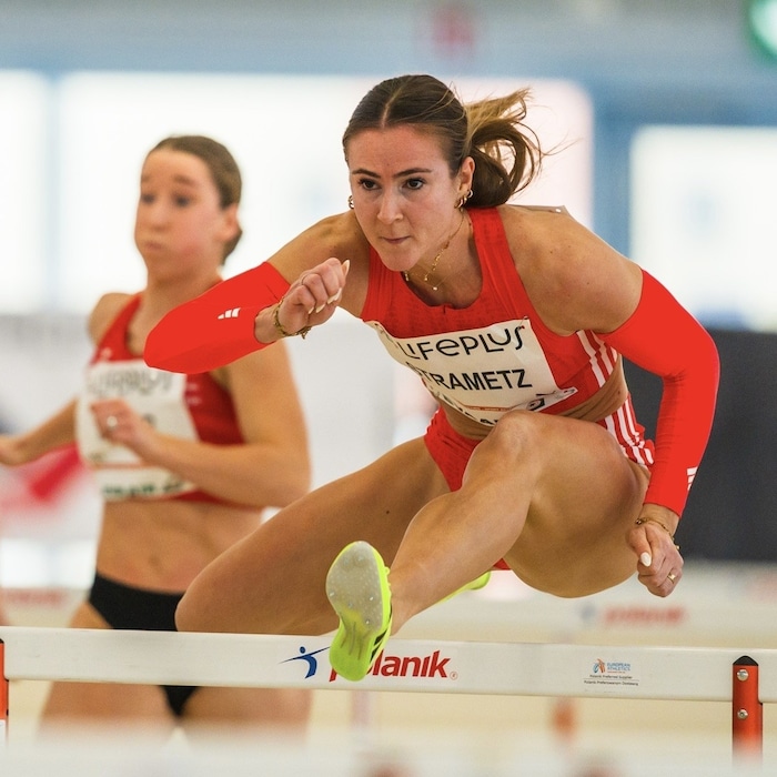 Karin Strametz kommt in Fahrt.