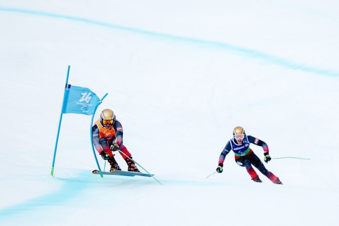 Guide Nico Haberl und Johannes Aigner in Action.