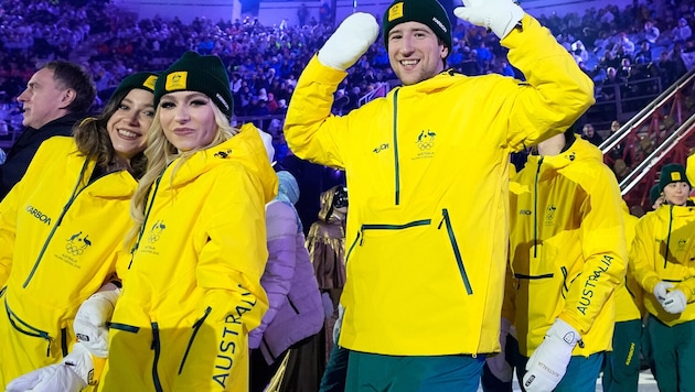 Australiens Olympioniken freuen sich.