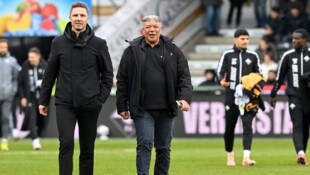 Altachs Sportdirektor Philipp Netzer und Sportkoordinator Eric Orie haben bisher gute Arbeit ...