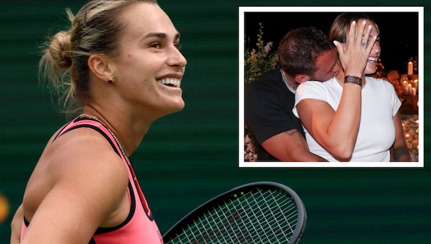 Aryna Sabalenka hat sich mit ihrem Freund Georgios Frangulis verlobt.