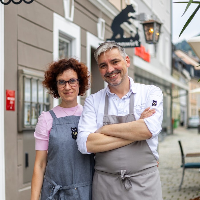 Bestes Landgasthaus Österreichs: Claudia und Manuel Ressi vom Bärenwirt in Hermagor.