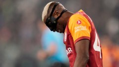 Galatasaray-Star Victor Osimhen zeigte vor dem Spiel Emotionen.