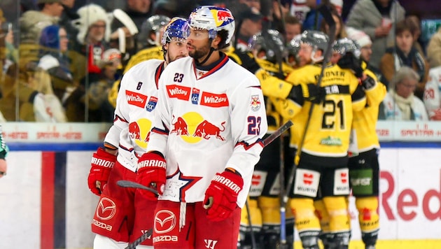 Lange Gesichter bei den Eisbullen nach der Auftakt-Pleite gegen Pustertal.