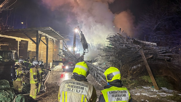 Sechs Feuerwehren standen im Einsatz.
