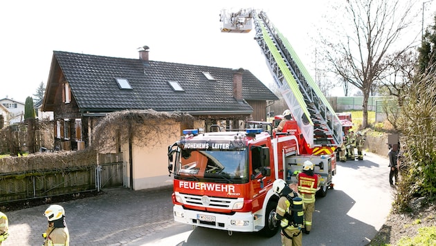 Die Feuerwehr hat die Lage schnell unter Kontrolle gebracht.
